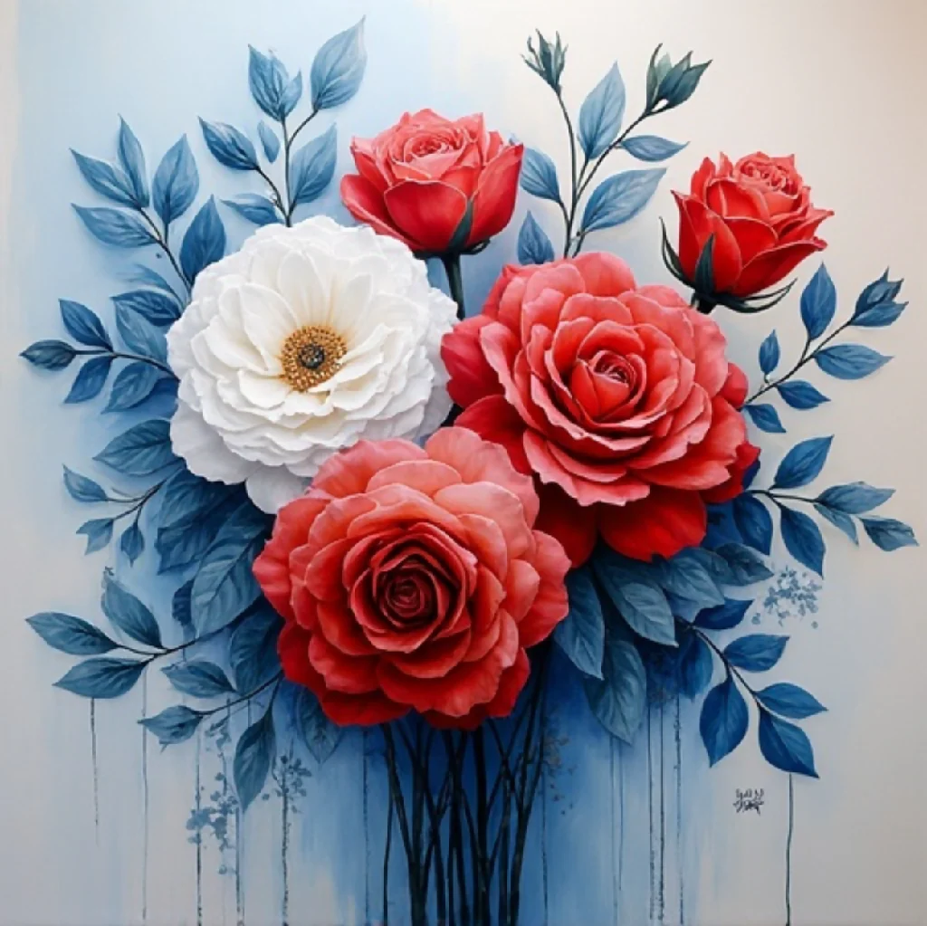Blossoms and roses of springtime". - Image 3