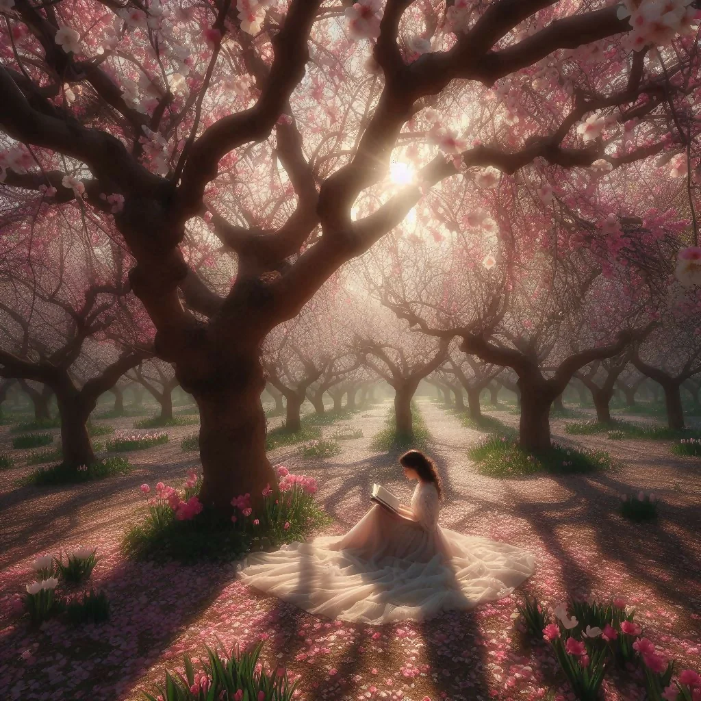 Blossoms & quiet pages