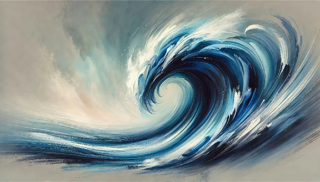 Blue wave No. 2