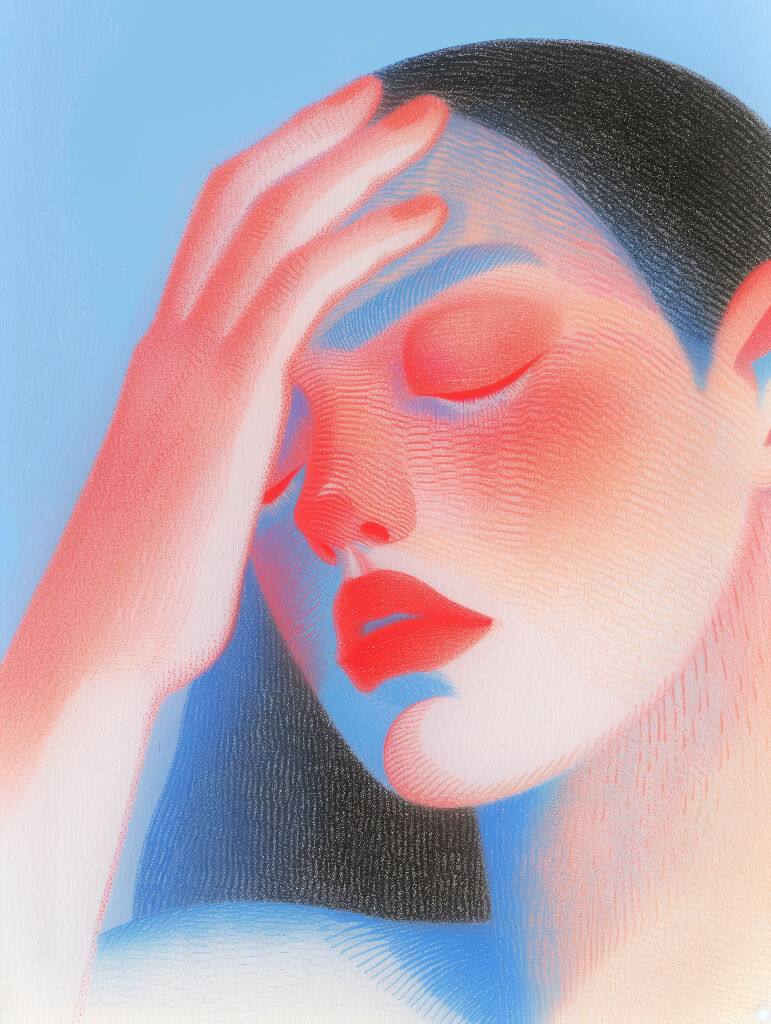 Blush Reverie – Dreamlike Portrait