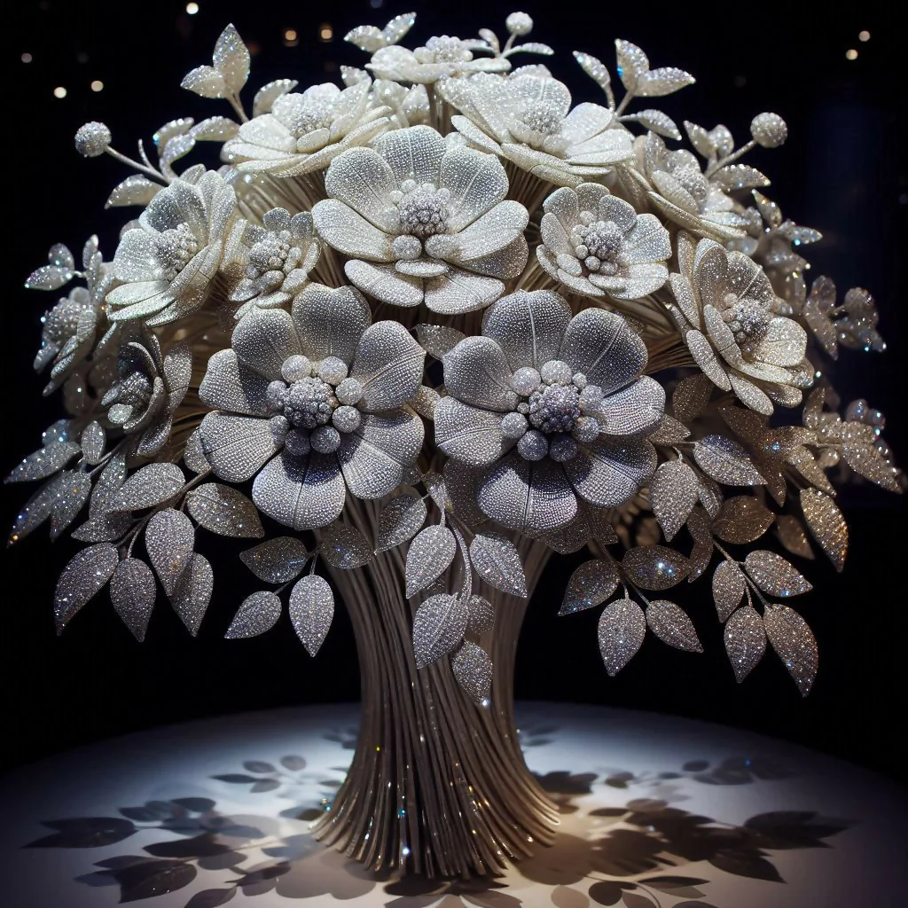 Bookey of flowers with Dimonds 2