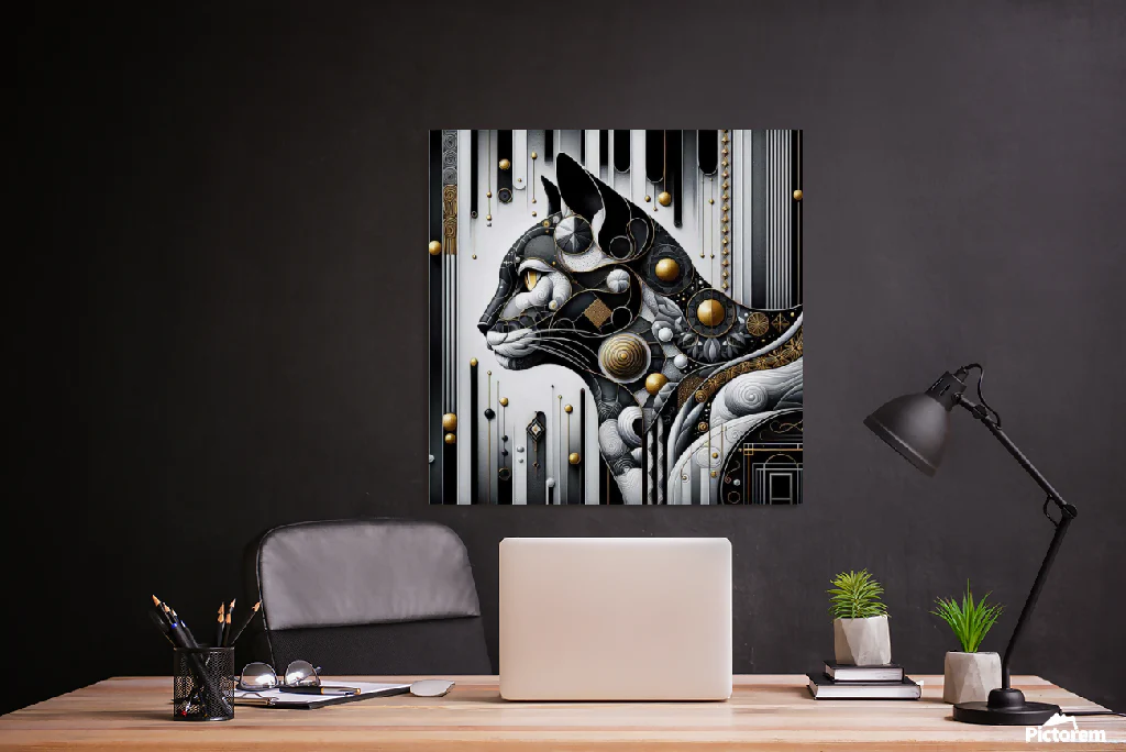 Cat Head Portrait - Image 2