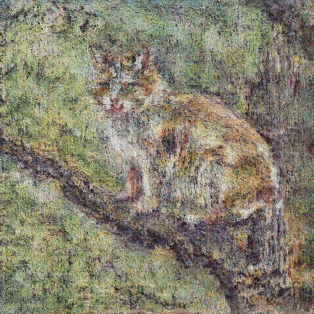 Cat on the tree and disappointment