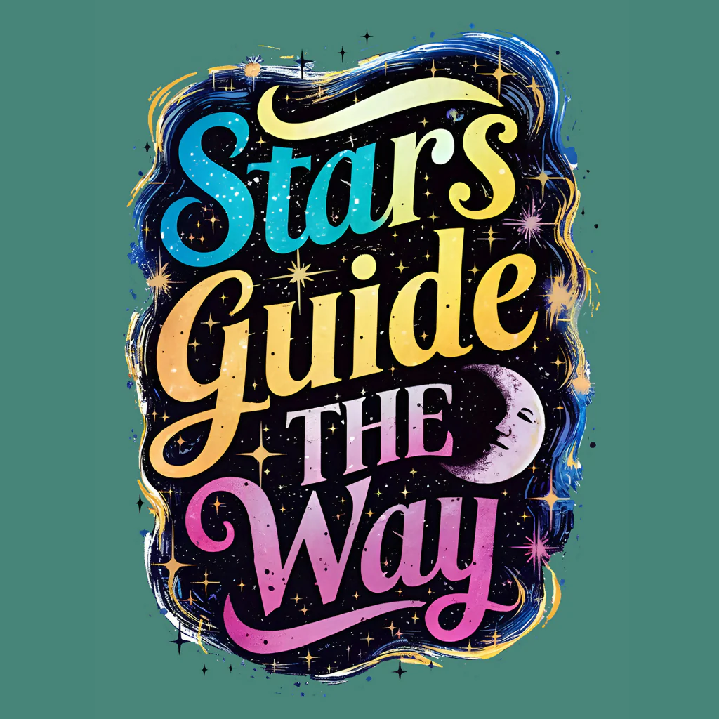 Celestial Dreams - Stars Guide the Way Art Print