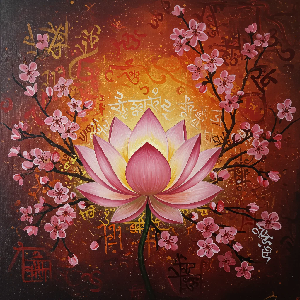 Celestial Lotus Harmony: A Mystical AI Masterpiece
