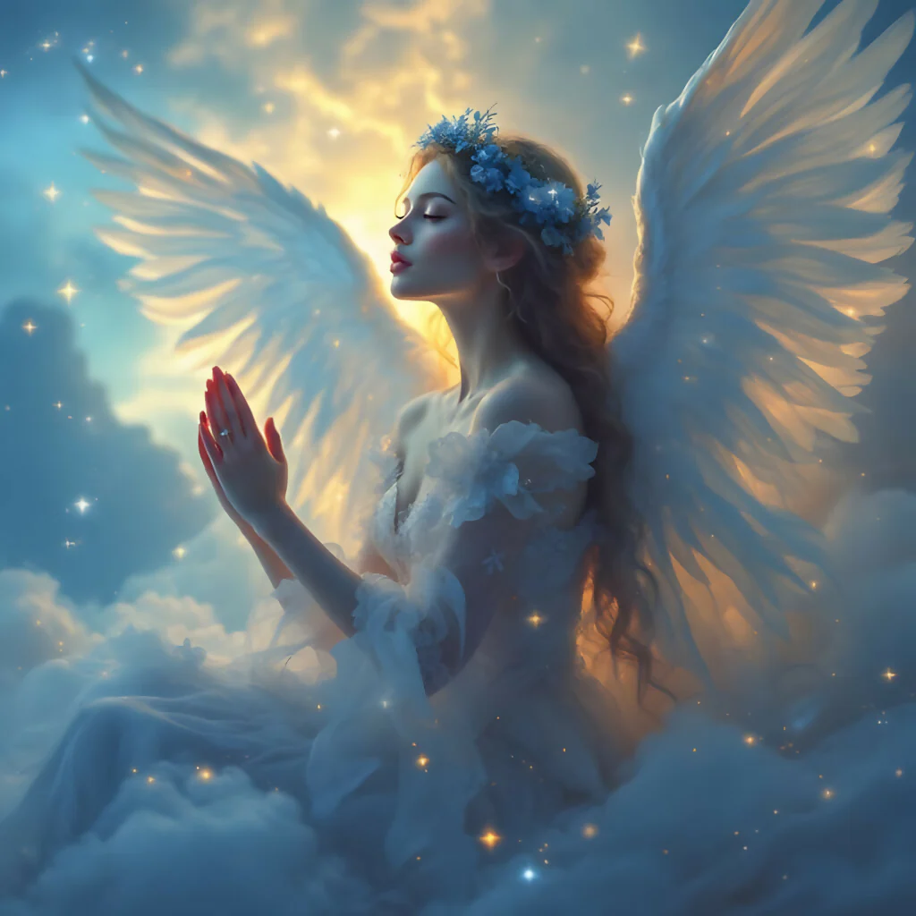 Celestial Prayer in Twilight