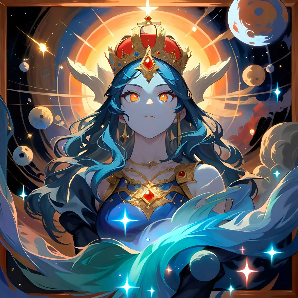 Celestial Sovereign: The Cosmic Queen of Realms