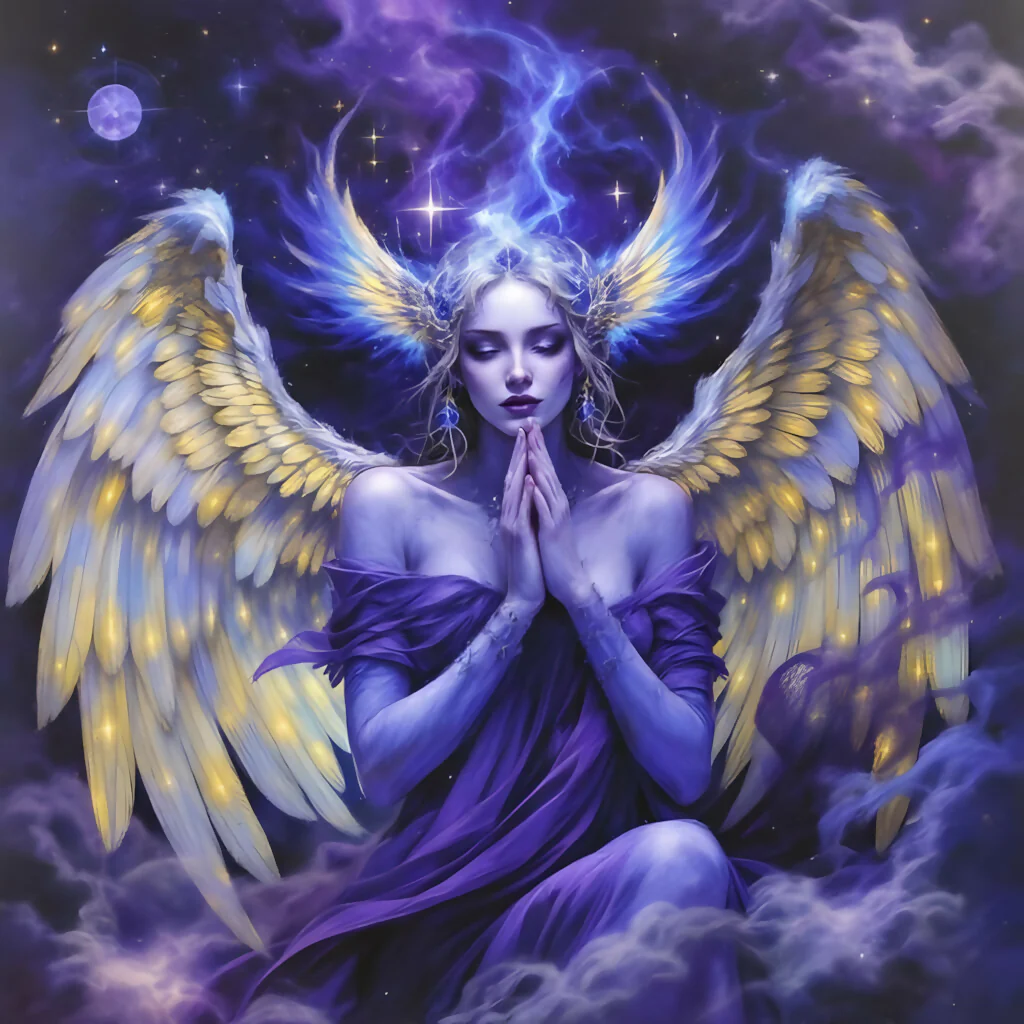 Celestial Storm – Angel of Lightning and Stars