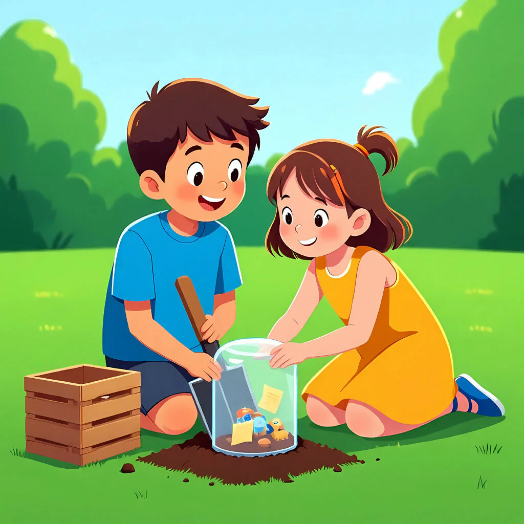 Children’s Time Capsule in Nature