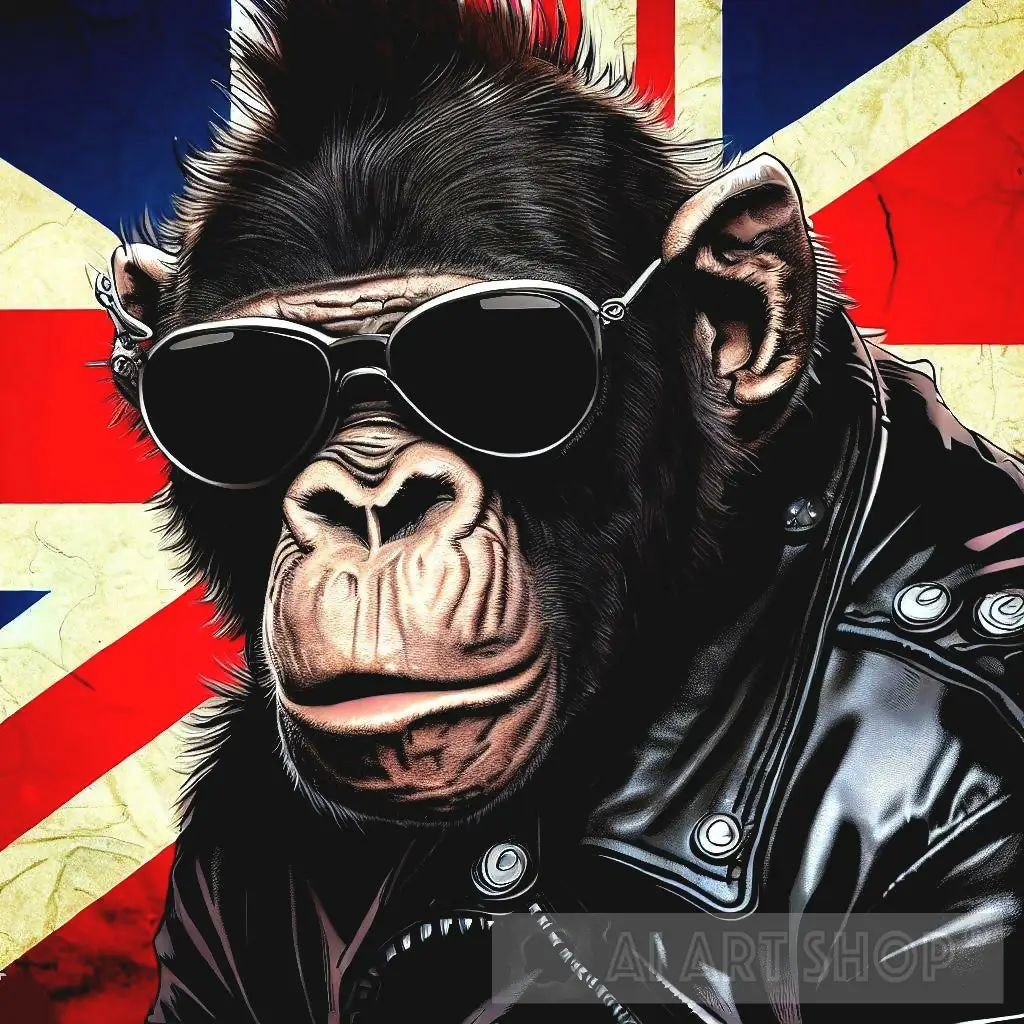 CHIMPANZEE PUNK ROCK 2