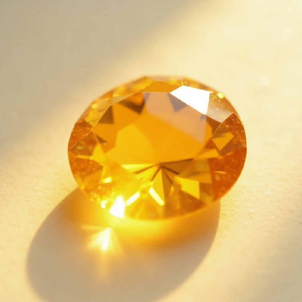 Citrine Cream Stone