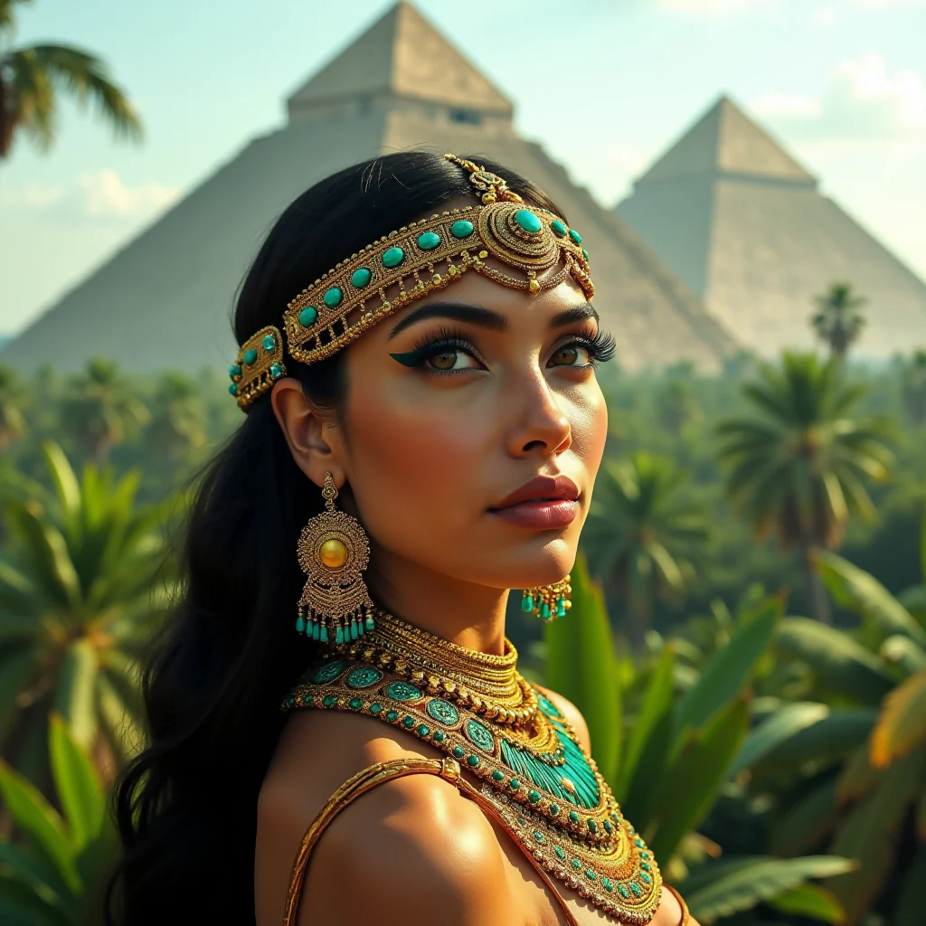 "Cleopatra's Dream" - Ancient Egyptian Queen Portrait