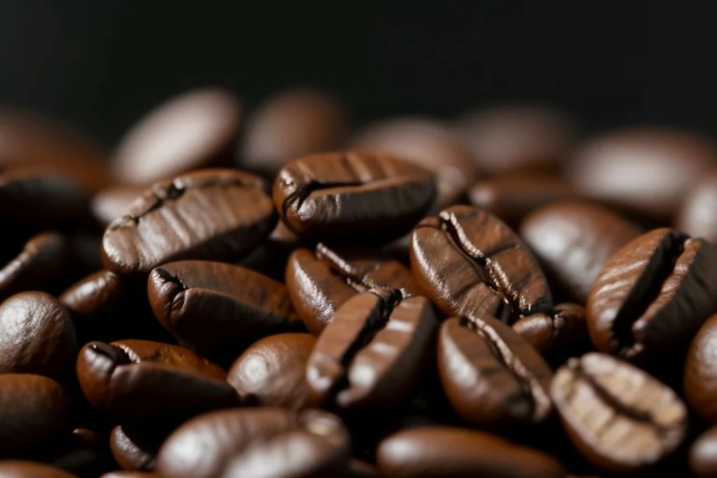 Close-up Shot of Coffee Beans
