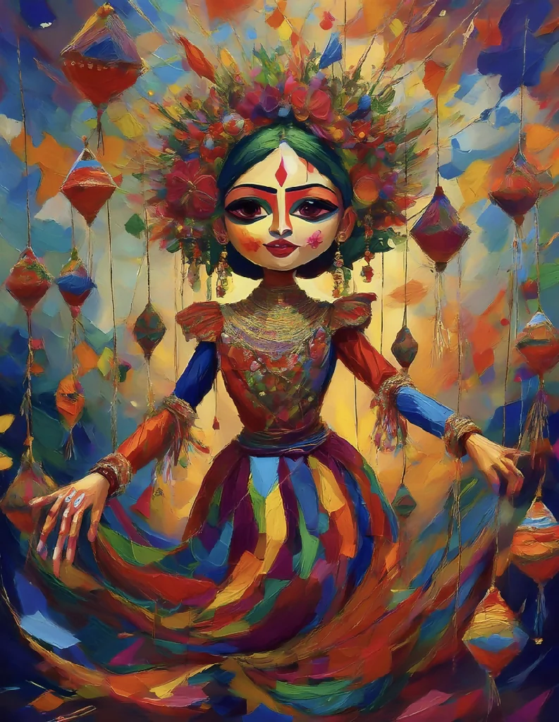 Colorful Marionettes of Mexico 2