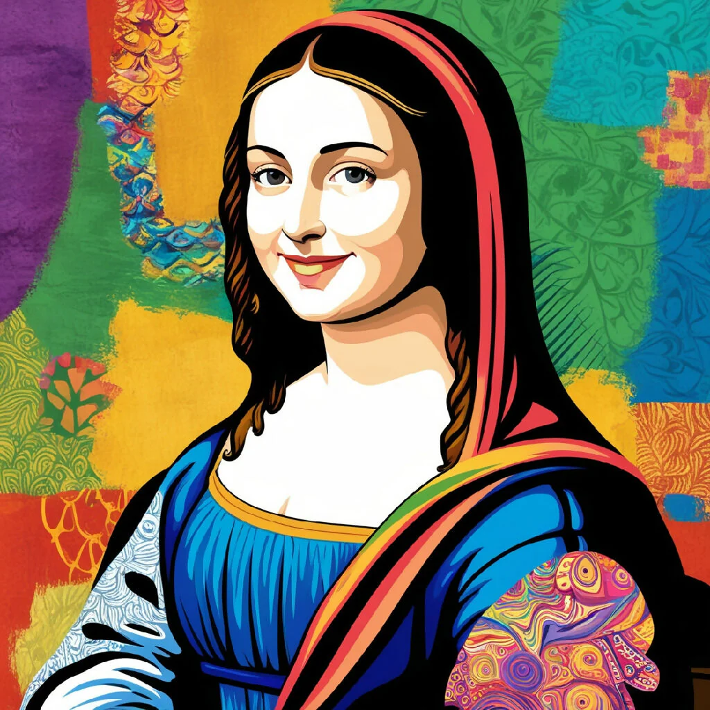 Colorful Mona Lisa