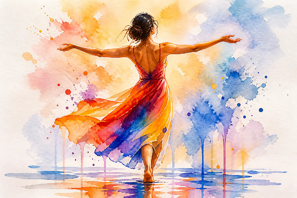 Colorful Soul Dance Painting