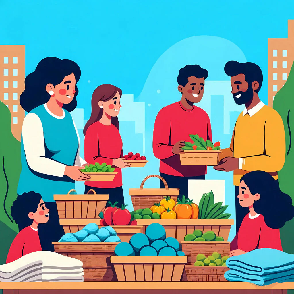 Community Harvest Exchange – Market AI Art