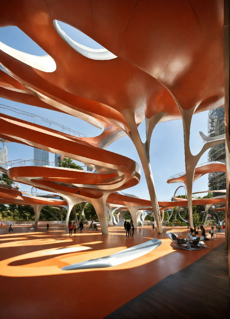 Concrete Lighthouse in the City: A Modern Monument - Image 2