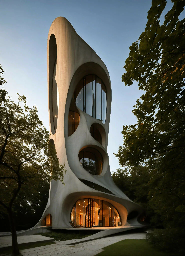 Concrete Lighthouse in the City: A Modern Monument - Image 5