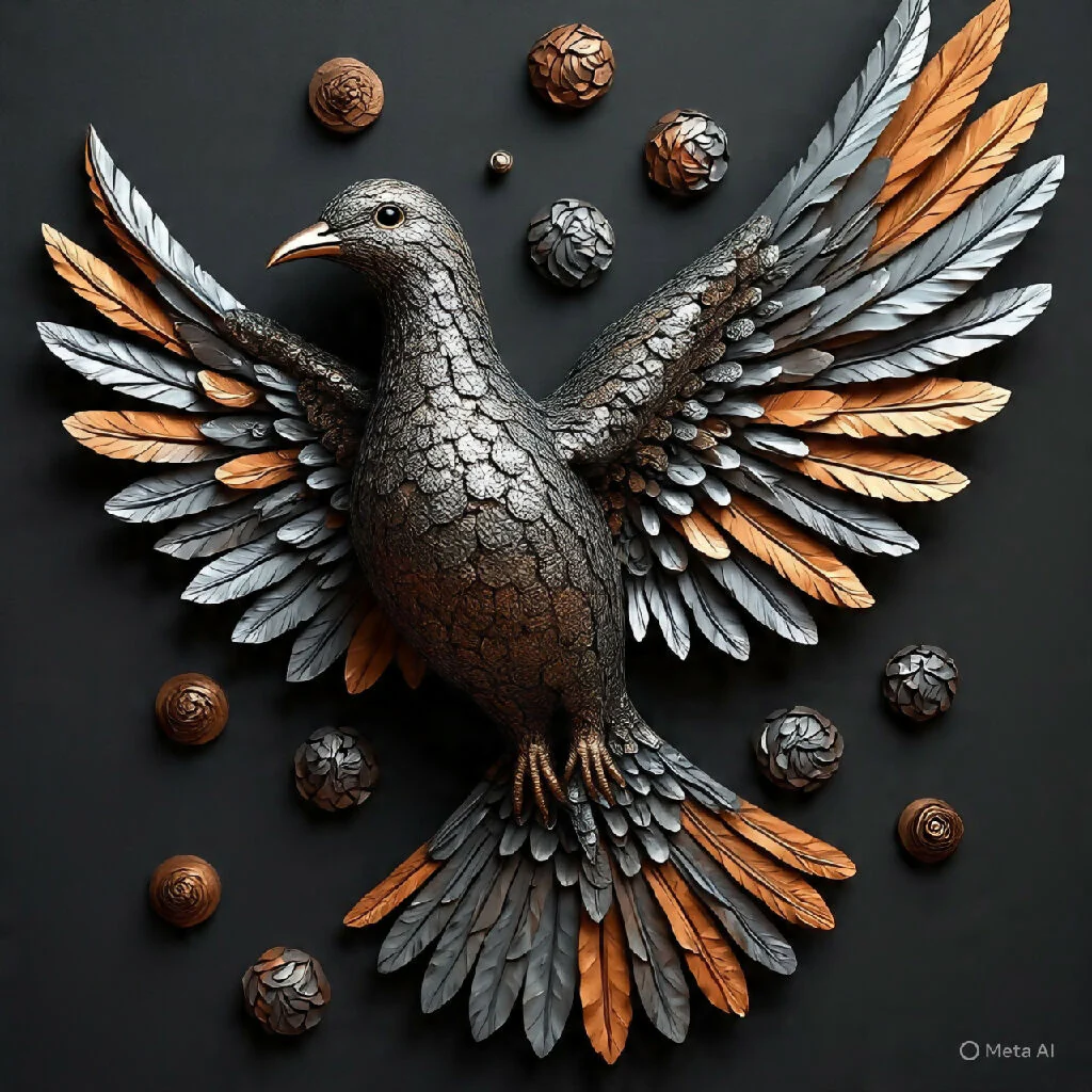 Copper Abstract Art - Image 18