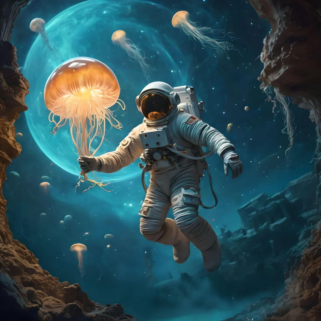 Cosmic Jellyfish Odyssey