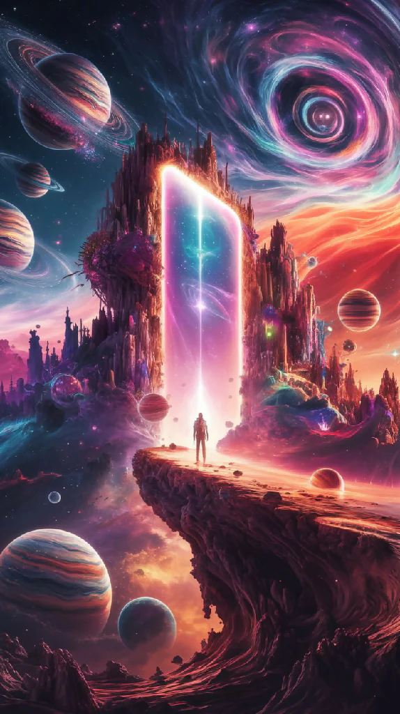 Cosmic Landscape : Hyper-realistic digital masterpiece - Image 2