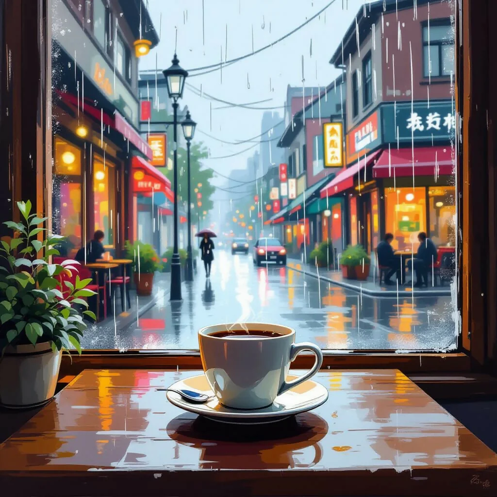 Cozy coffee shop