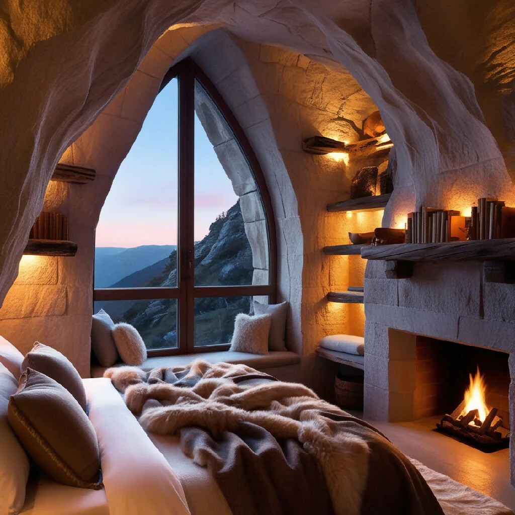 Cozy Mountain View Bedroom