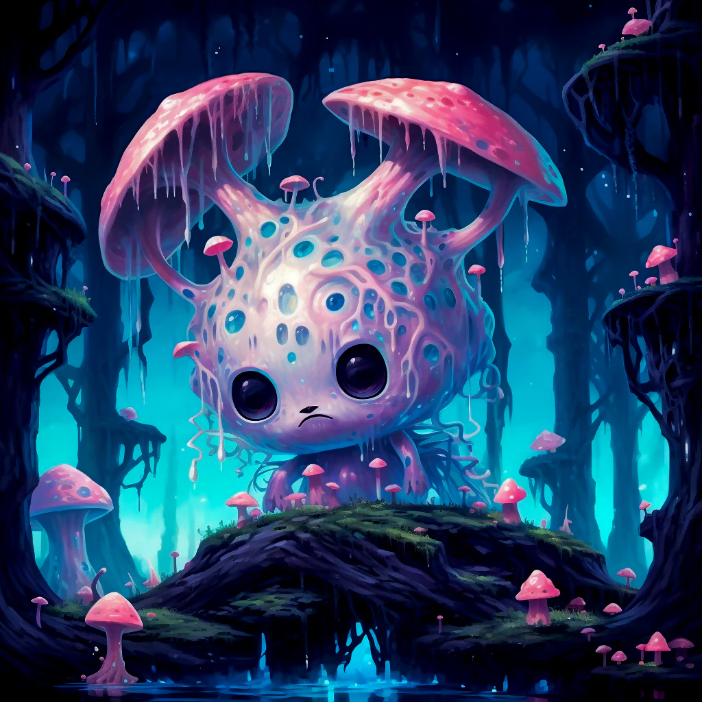 Creepy Cute Mushroom Creature