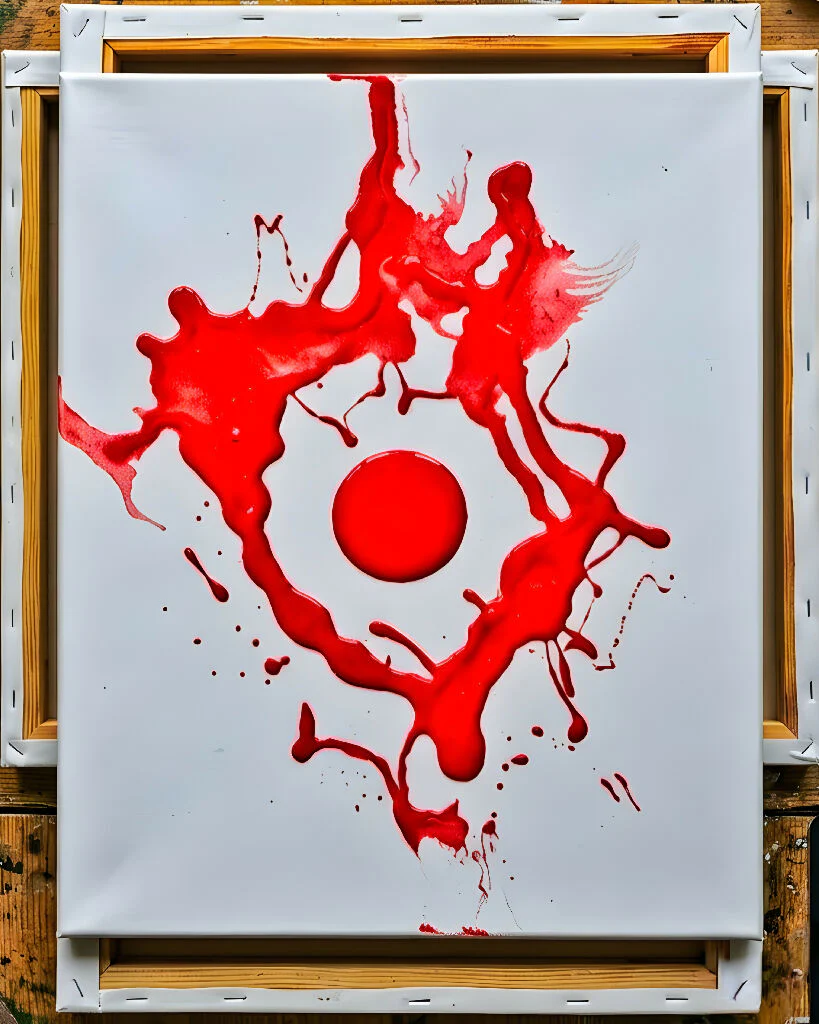 Crimson Impulse: The Minimalist Abstract Core
