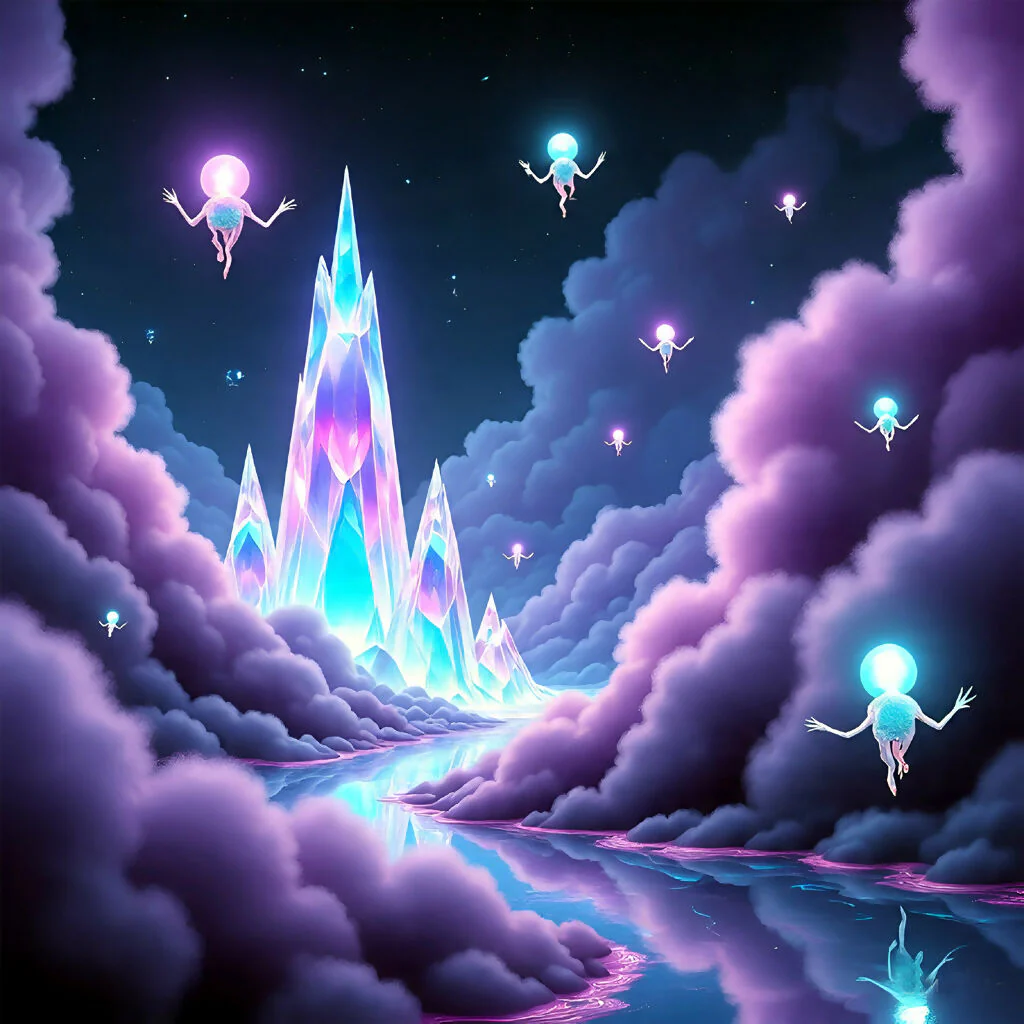 Crystal Dreamscape Fantasy Landscape