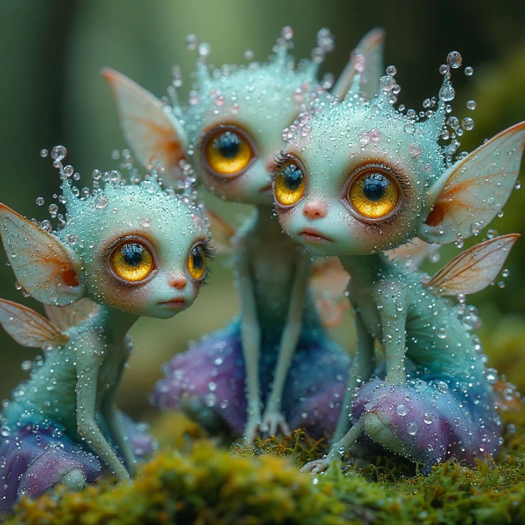 Curious and cautious woodland creatures