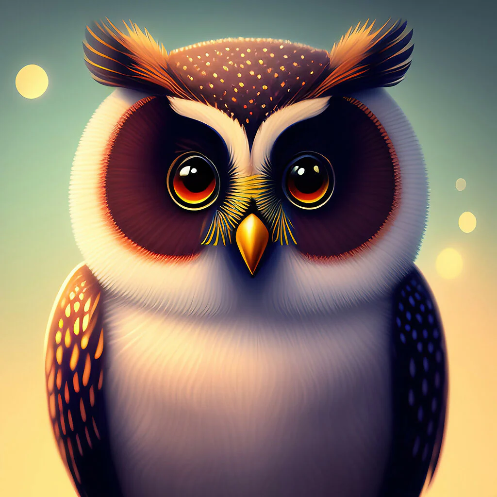 Cute 3D owl