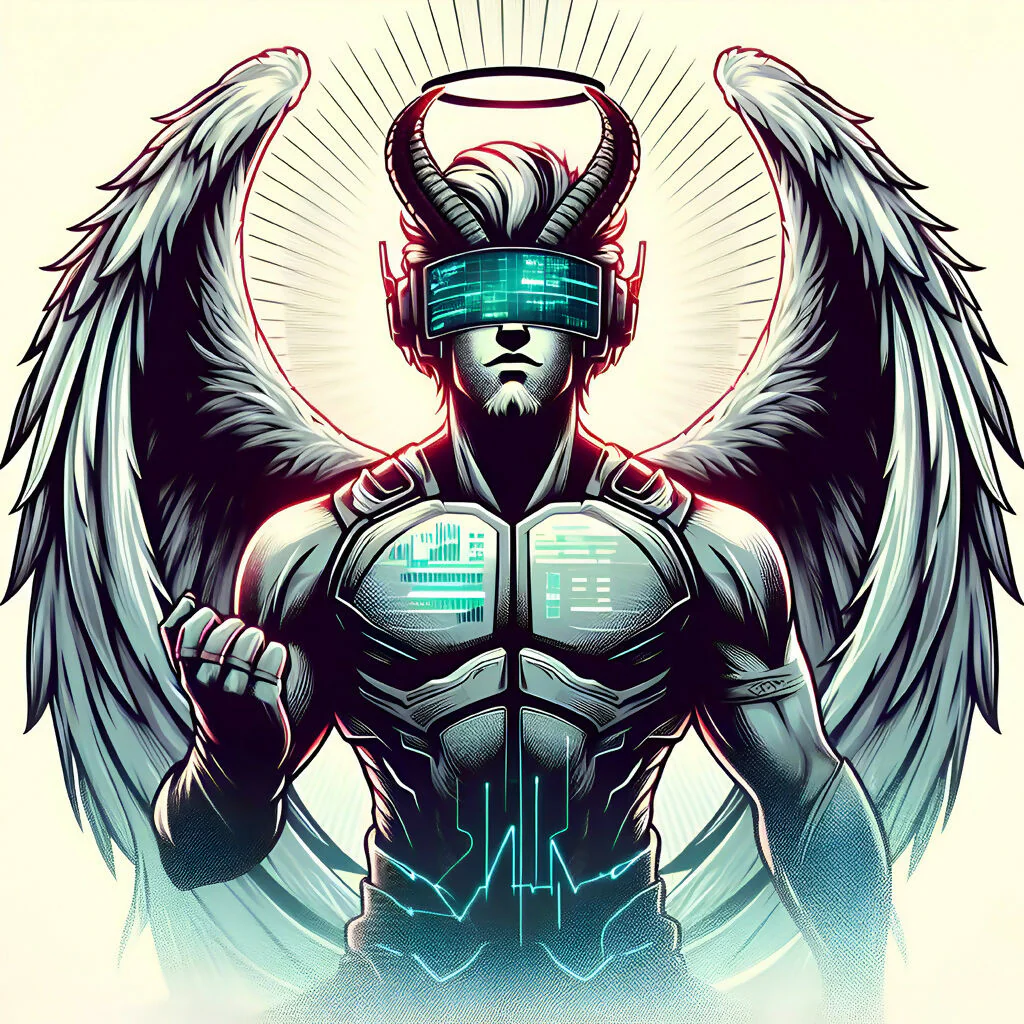 Cybernetic Angel Warrior