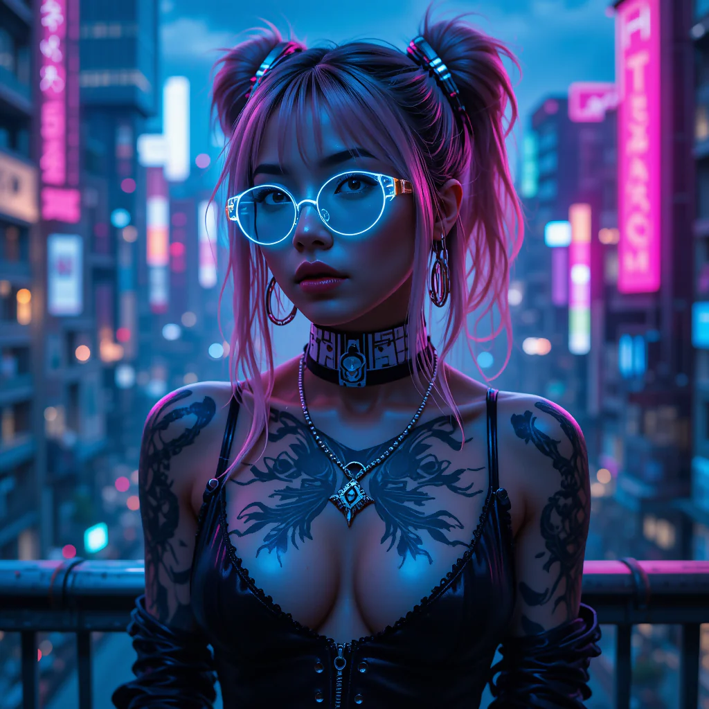 Cyberpunk Neon Portrait ??