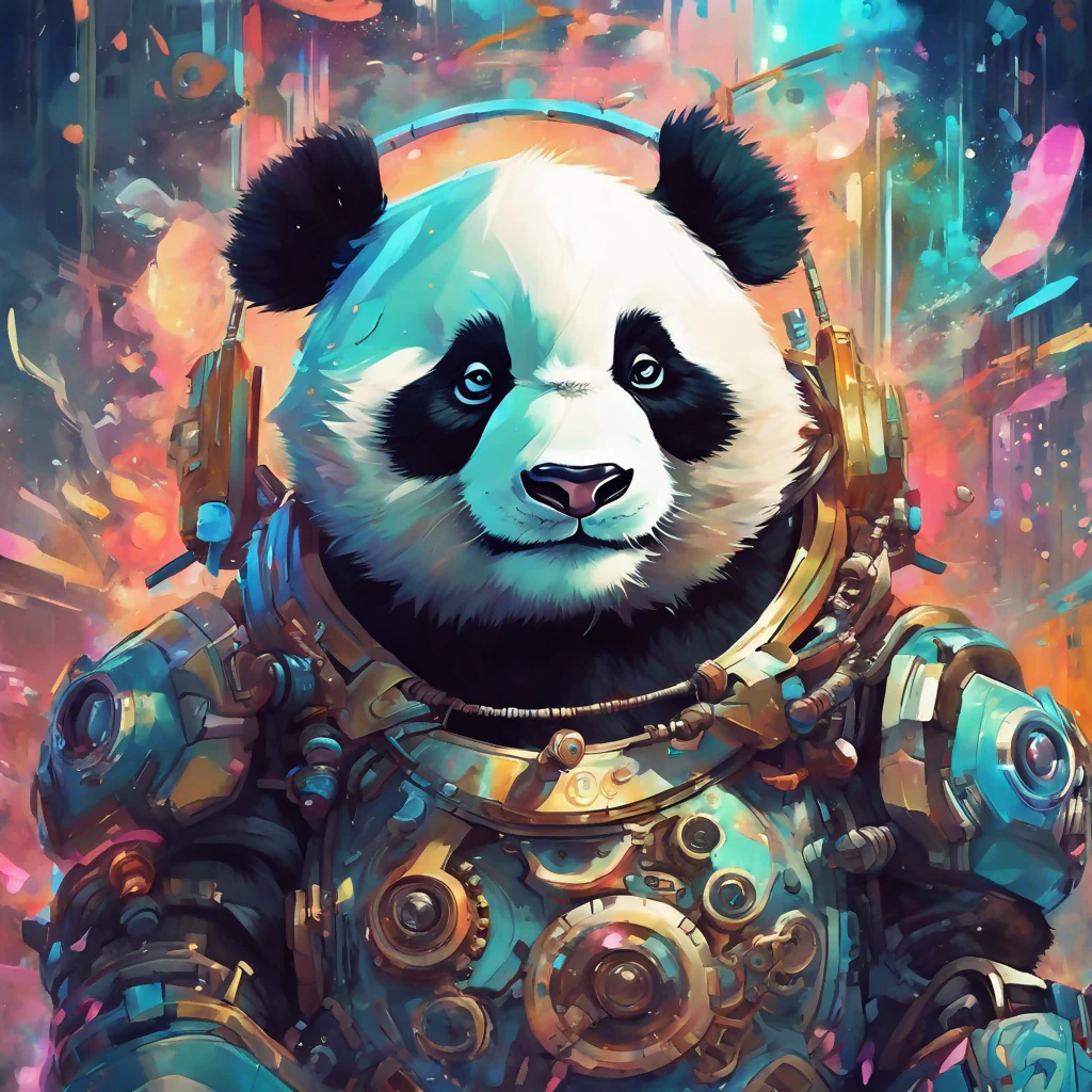 Cyberpunk Panda