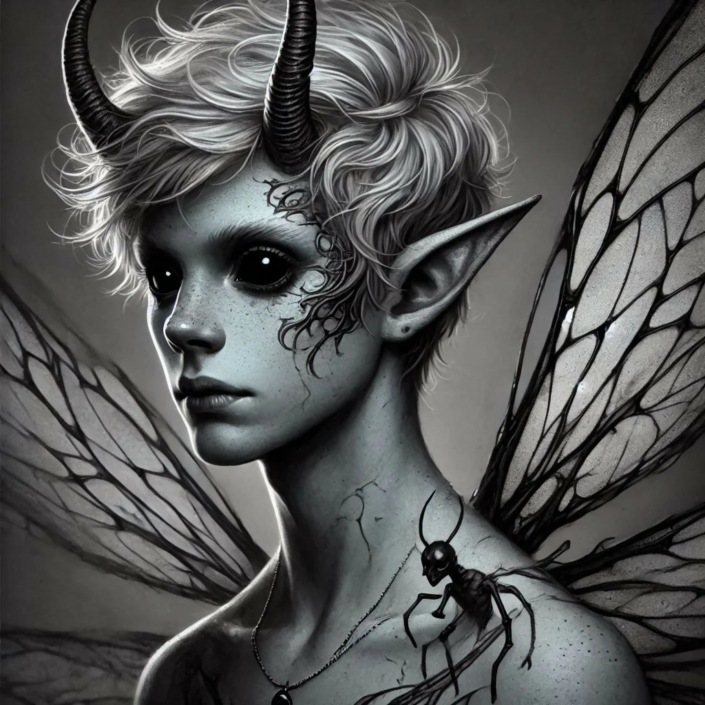 Demonic male fairy