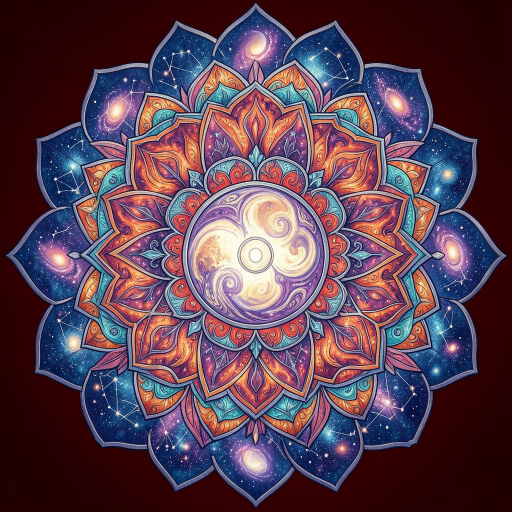 Digital Mandala Art – Sacred Geometry