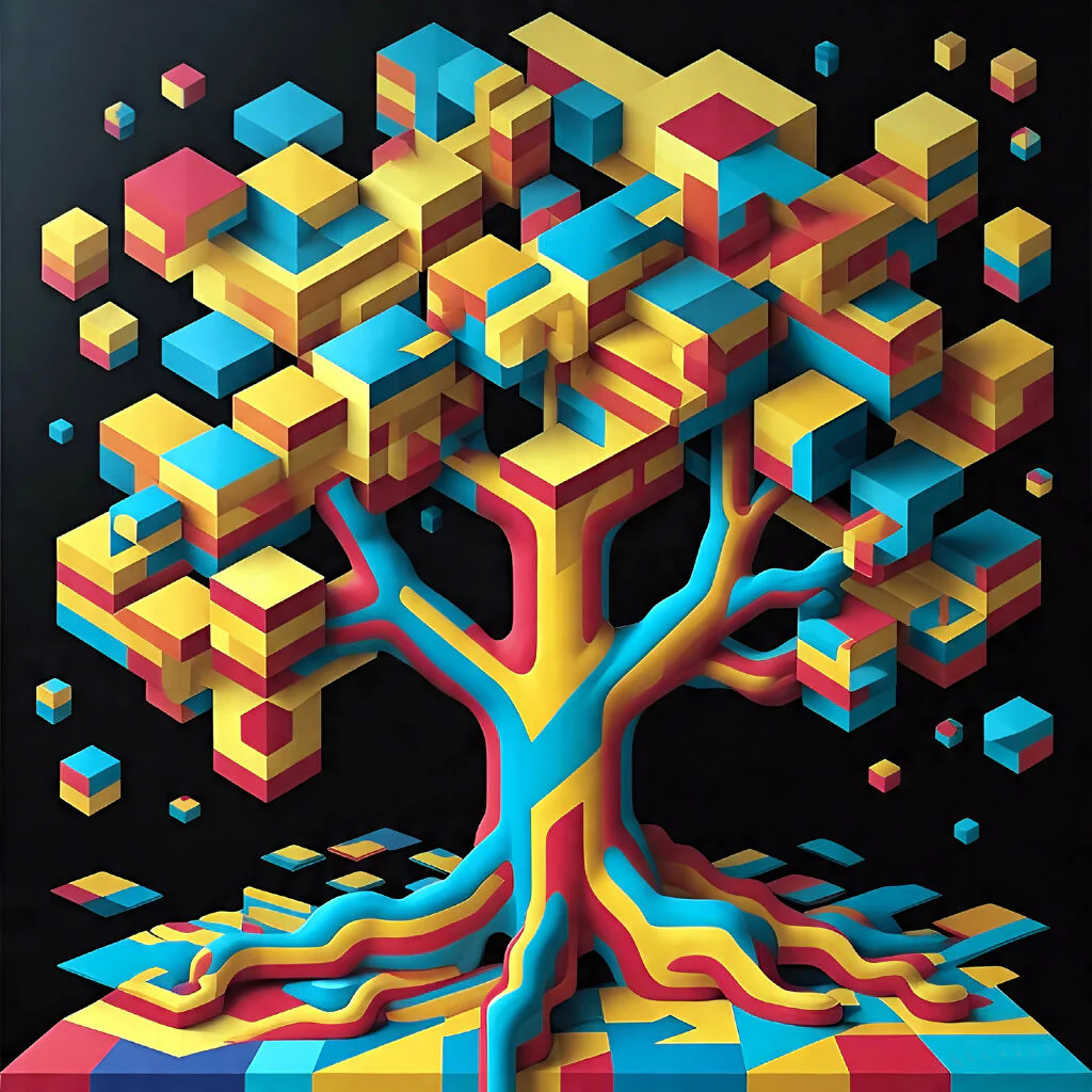Digital Roots: The Geometric Tree of Thought
