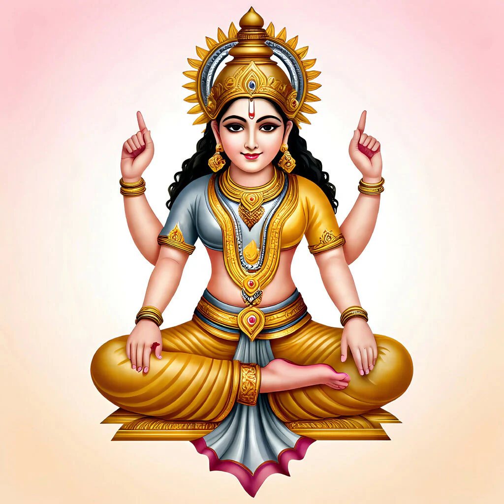 Divine Balance Ardhanarishvara Surreal AI Art