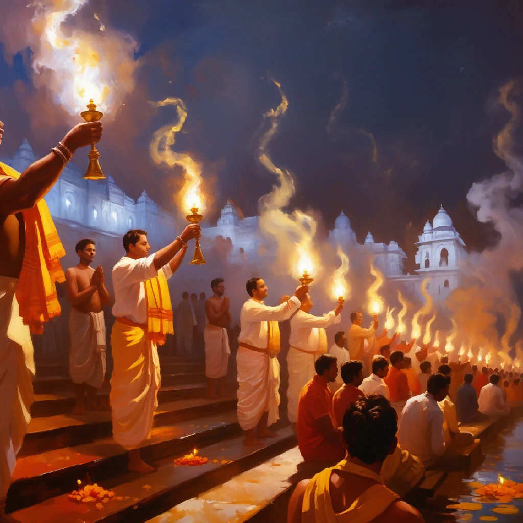Divine Light on the Ganges