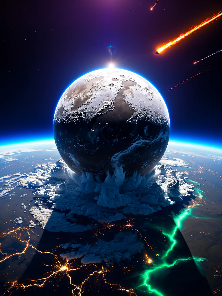 Earth and Moon