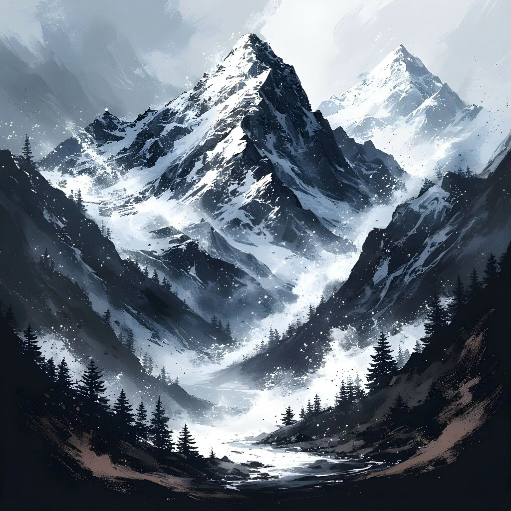 Echoes Beneath the Winter Peaks