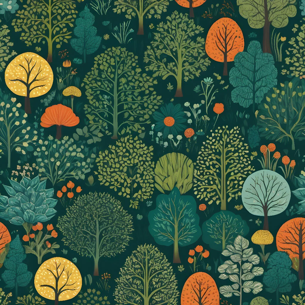 Enchanted Grove: A Whispering Symphony of Trees