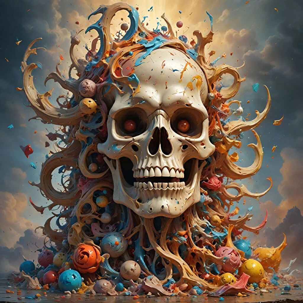 Enigmatic Skull Symphony