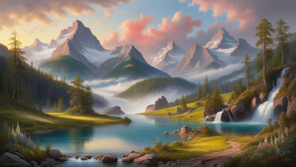 Eternal Serenity: A Majestic Symphony of Nature's Splendor - Image 2