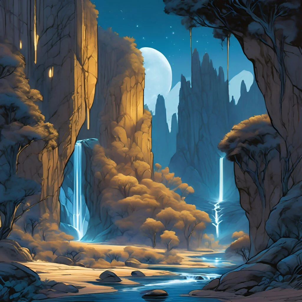 Ethereal Landscape Canvas Print