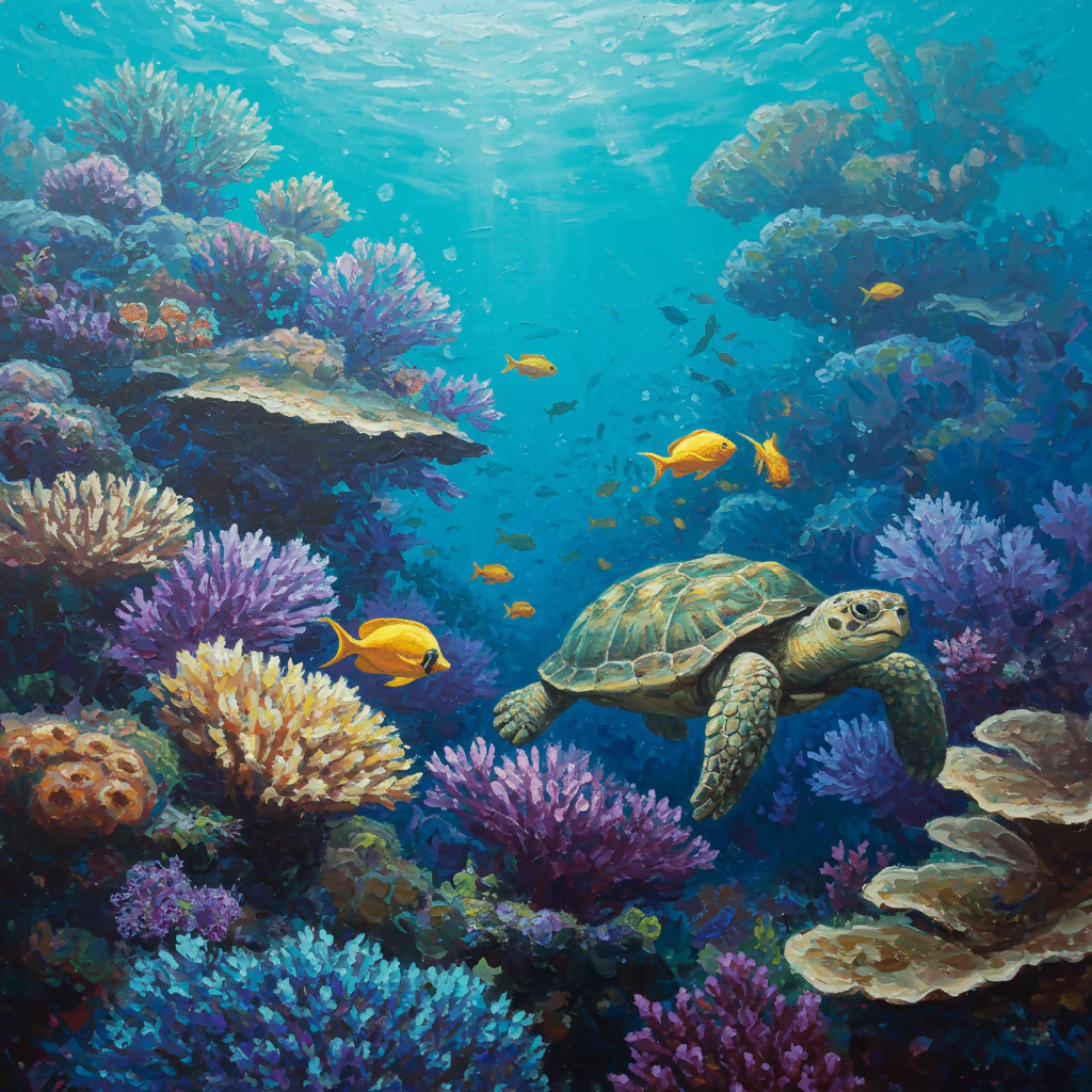 Ethereal Marine Life