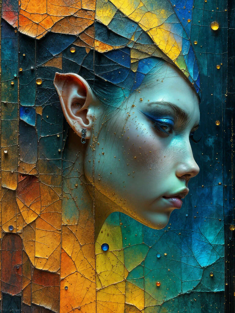 Ethereal Mosaic Fairy