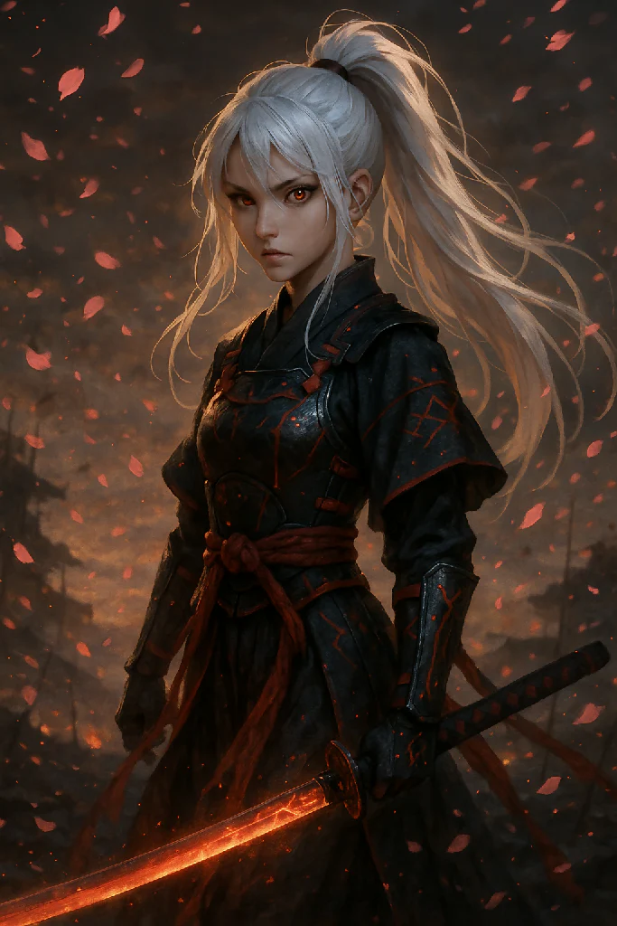 Fantasy Character Portrait in Anime Aesthetic